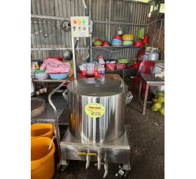 Nồi Điện Nấu Phở Bún Bò 150L 3 Lớp