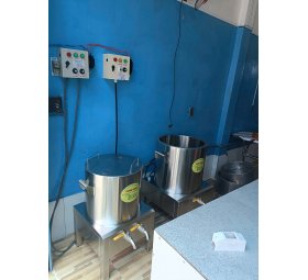 Nồi Điện Nấu Hủ Tiếu 100L Và Nồi 60L Ngăn Đôi 