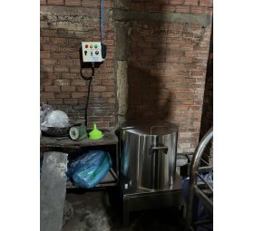 Nồi Điện Nấu Trà Sữa 80 Lít 3 Lớp