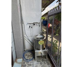 Nồi Điện Nấu Nước Sâm Bí Đao 50L 3 Lớp