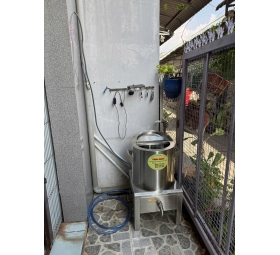 Nồi Điện Nấu Nước Sâm Bí Đao 50L 3 Lớp