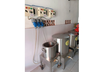 Nồi Điện Nấu Phở Sườn 80L + Nồi 80L Cháo