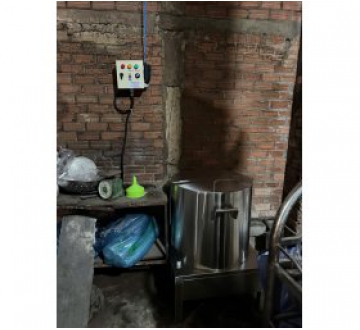 Nồi Điện Nấu Trà Sữa 80 Lít 3 Lớp